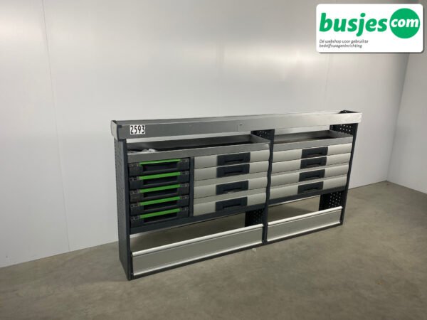 Bott Vario aluminium gebruikte bedrijfswagen inrichting (nr 2593) - Afbeelding 4