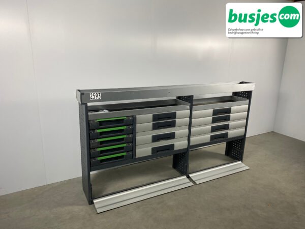 Bott Vario aluminium gebruikte bedrijfswagen inrichting (nr 2593) - Afbeelding 5