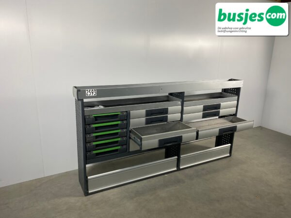 Bott Vario aluminium gebruikte bedrijfswagen inrichting (nr 2593) - Afbeelding 7