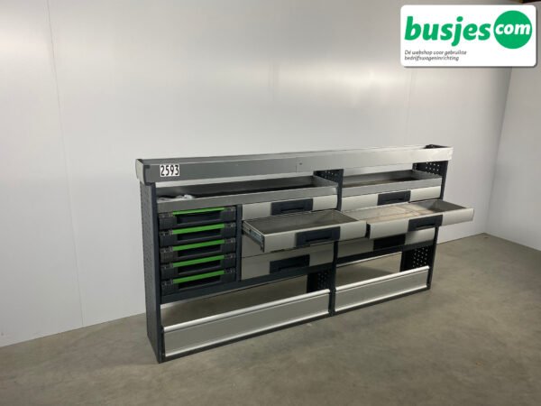Bott Vario aluminium gebruikte bedrijfswagen inrichting (nr 2593) - Afbeelding 8