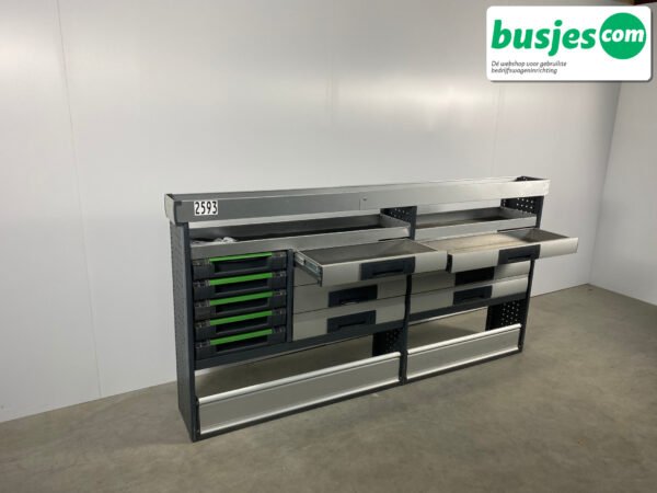 Bott Vario aluminium gebruikte bedrijfswagen inrichting (nr 2593) - Afbeelding 9
