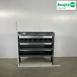 Aluca aluminium bedrijfswageninrichting gebruikt (nr 2599)