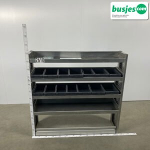 Aluca bedrijfswageninrichting 1255x320x1250mm (2610)