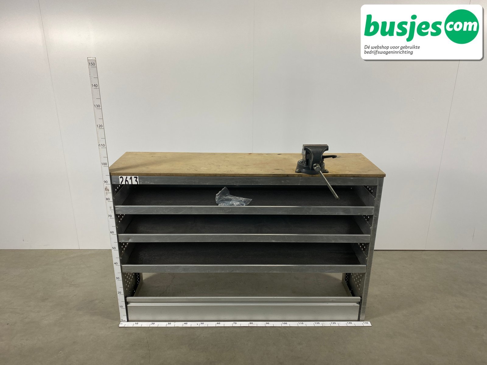 Aluca bedrijfswageninrichting 1510x540x970mm (2613) - Afbeelding 2