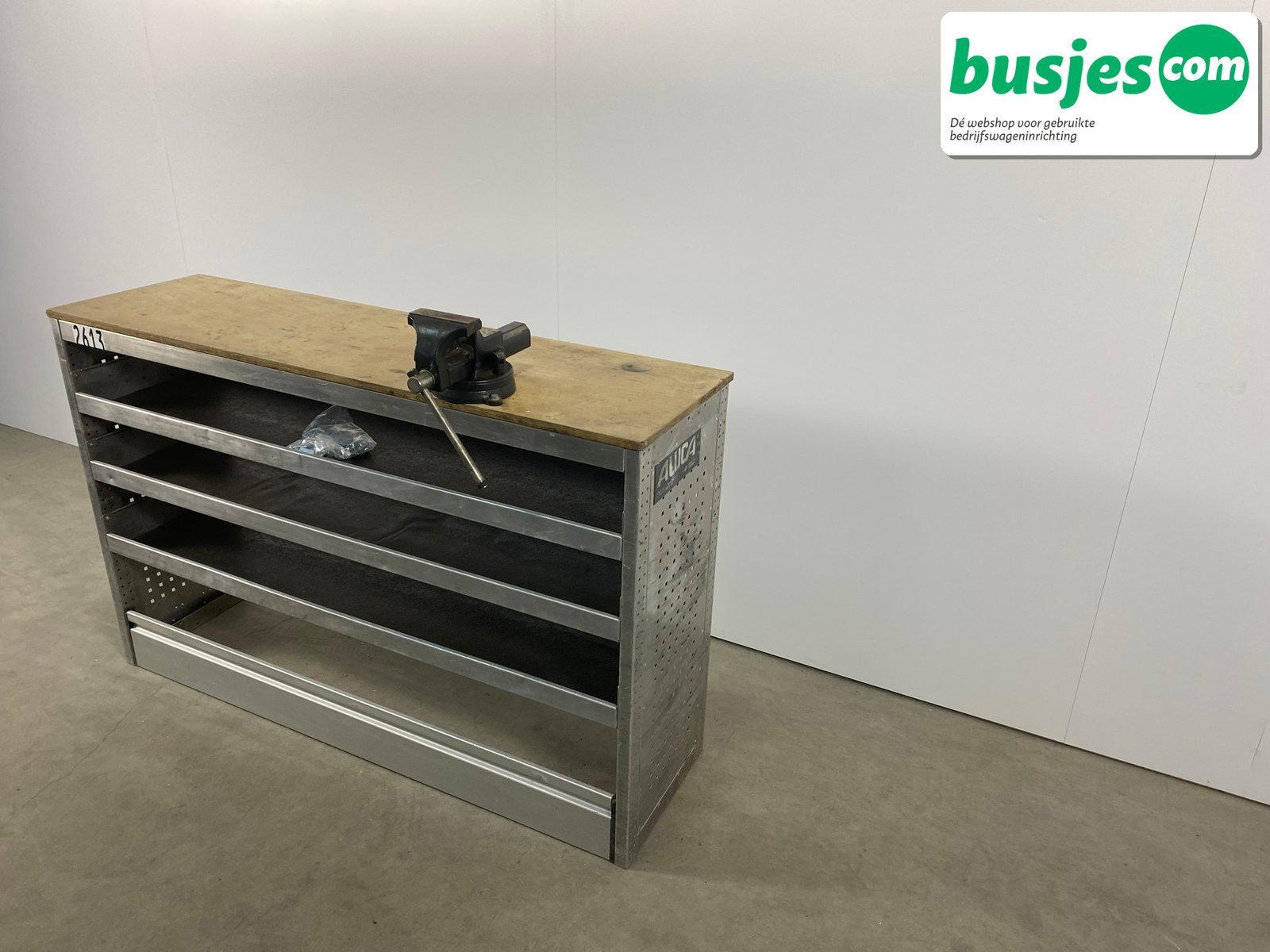 Aluca bedrijfswageninrichting 1510x540x970mm (2613) - Afbeelding 3