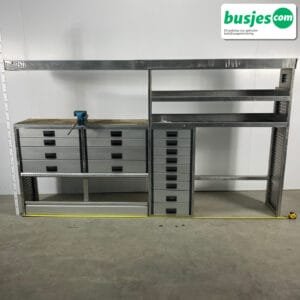 Aluca bedrijfswageninrichting bijv. Crafter L3 / Sprinter L4 / Daily (nr 2622)