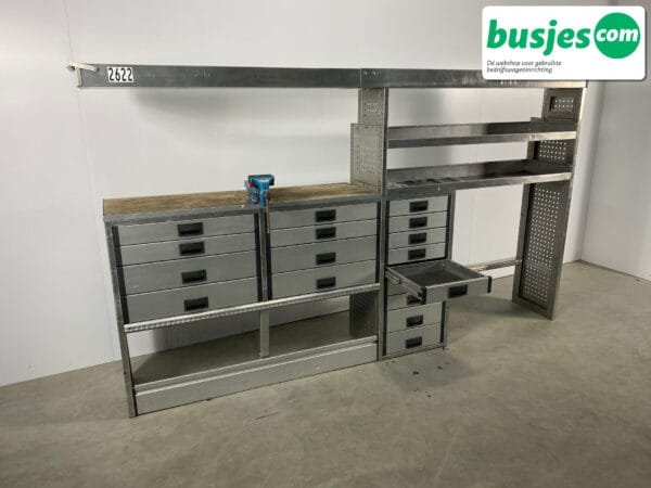 Aluca bedrijfswageninrichting bijv. Crafter L3 / Sprinter L4 / Daily (nr 2622) - Afbeelding 12