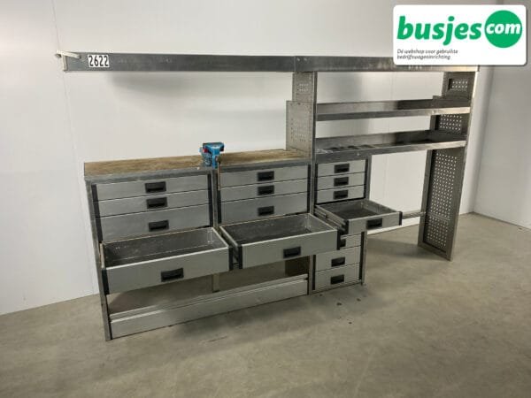 Aluca bedrijfswageninrichting bijv. Crafter L3 / Sprinter L4 / Daily (nr 2622) - Afbeelding 13