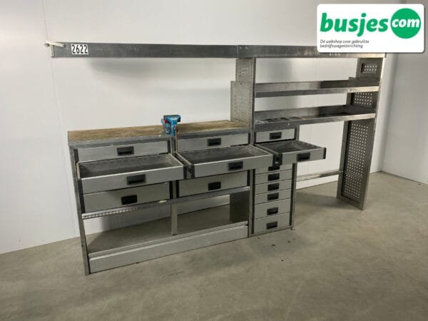 Aluca bedrijfswageninrichting bijv. Crafter L3 / Sprinter L4 / Daily (nr 2622) - Afbeelding 15