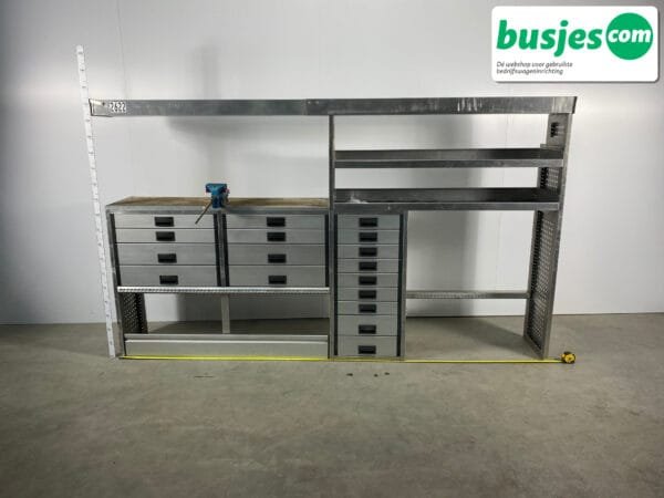 Aluca bedrijfswageninrichting bijv. Crafter L3 / Sprinter L4 / Daily (nr 2622) - Afbeelding 3