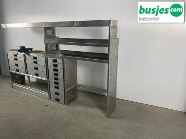 Aluca bedrijfswageninrichting bijv. Crafter L3 / Sprinter L4 / Daily (nr 2622) - Afbeelding 5