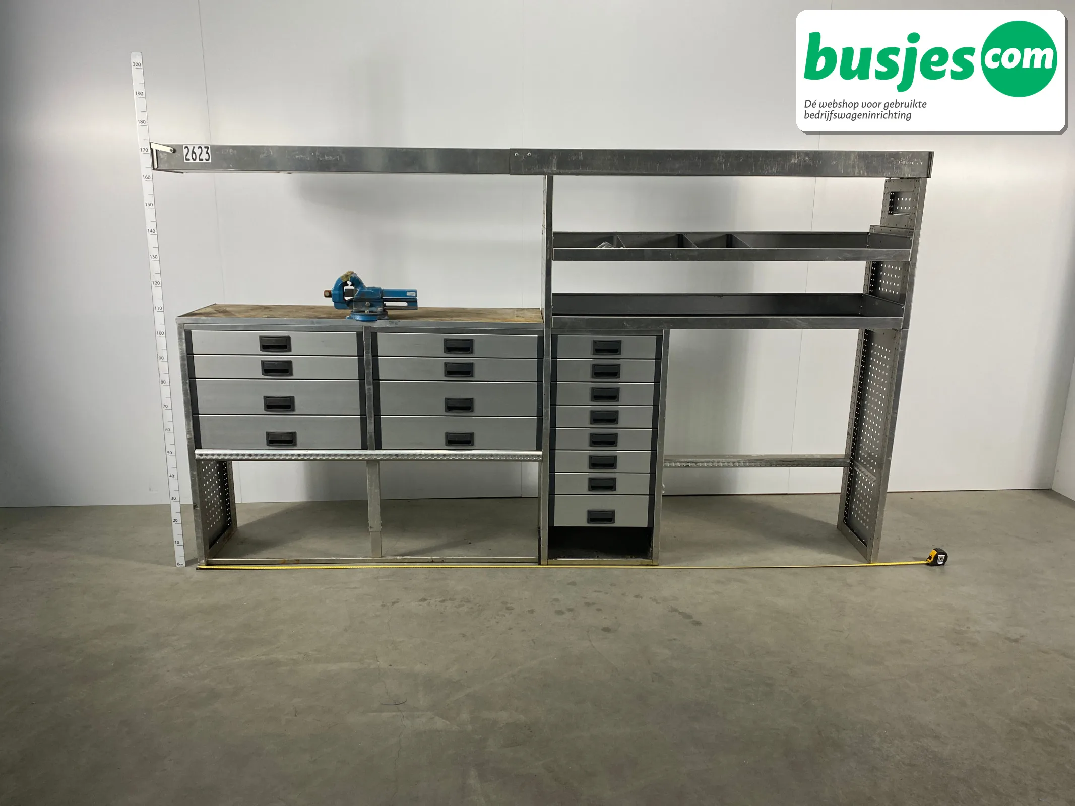 Aluca bedrijfswageninrichting bijv. Crafter L3 / Sprinter L4 / Daily (nr 2623) - Afbeelding 2