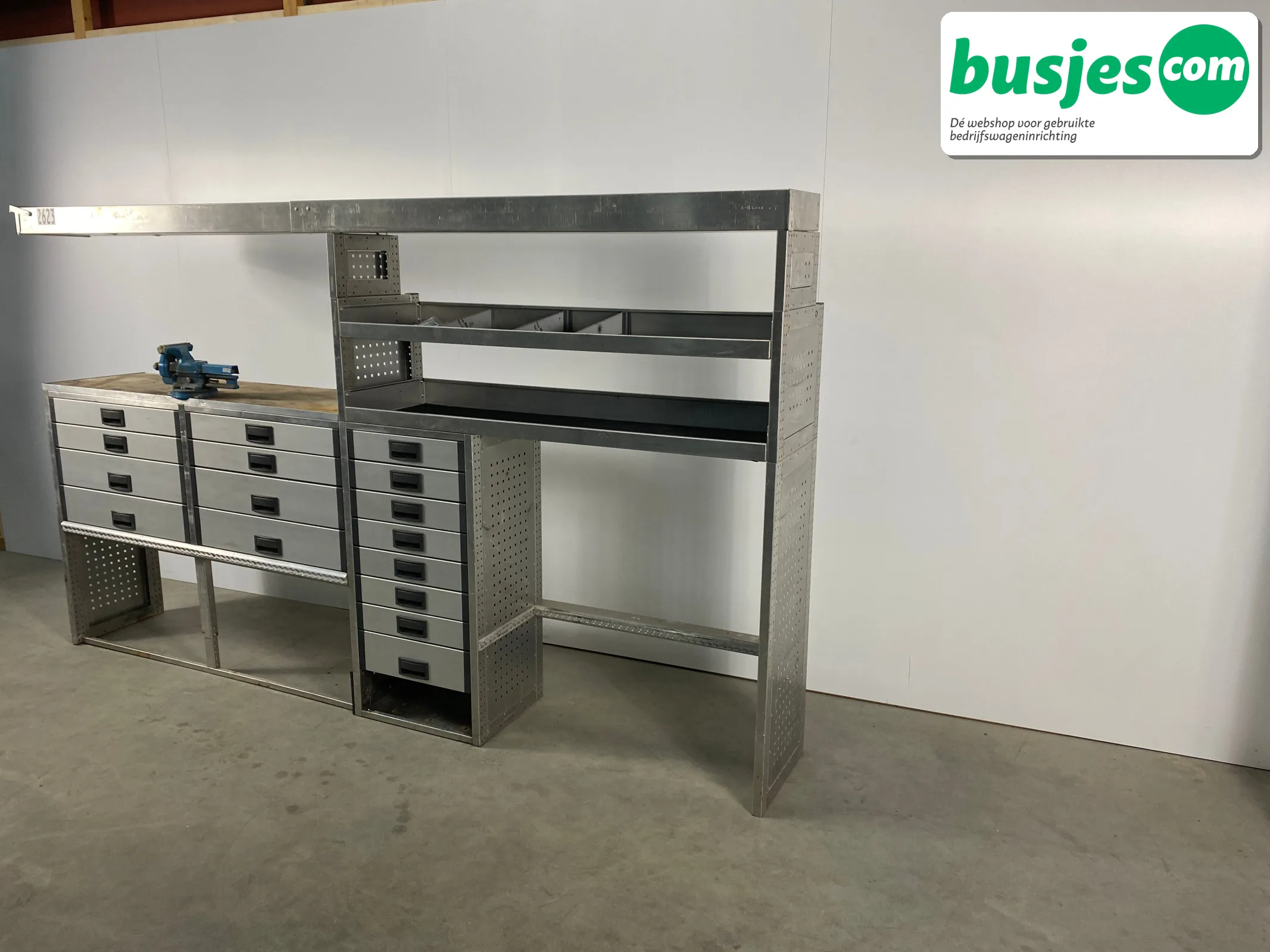 Aluca bedrijfswageninrichting bijv. Crafter L3 / Sprinter L4 / Daily (nr 2623) - Afbeelding 13