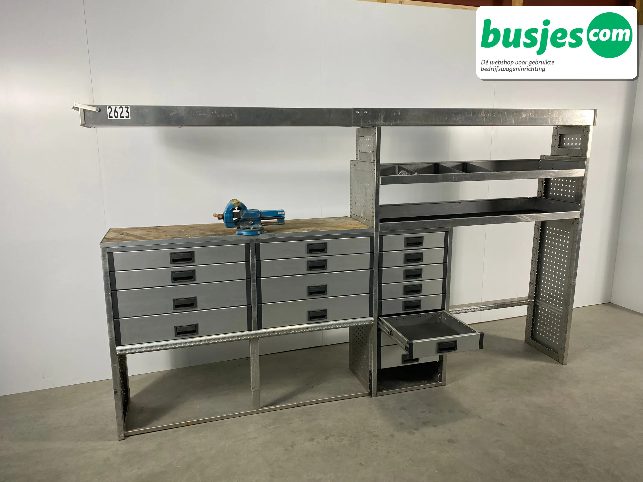 Aluca bedrijfswageninrichting bijv. Crafter L3 / Sprinter L4 / Daily (nr 2623) - Afbeelding 8