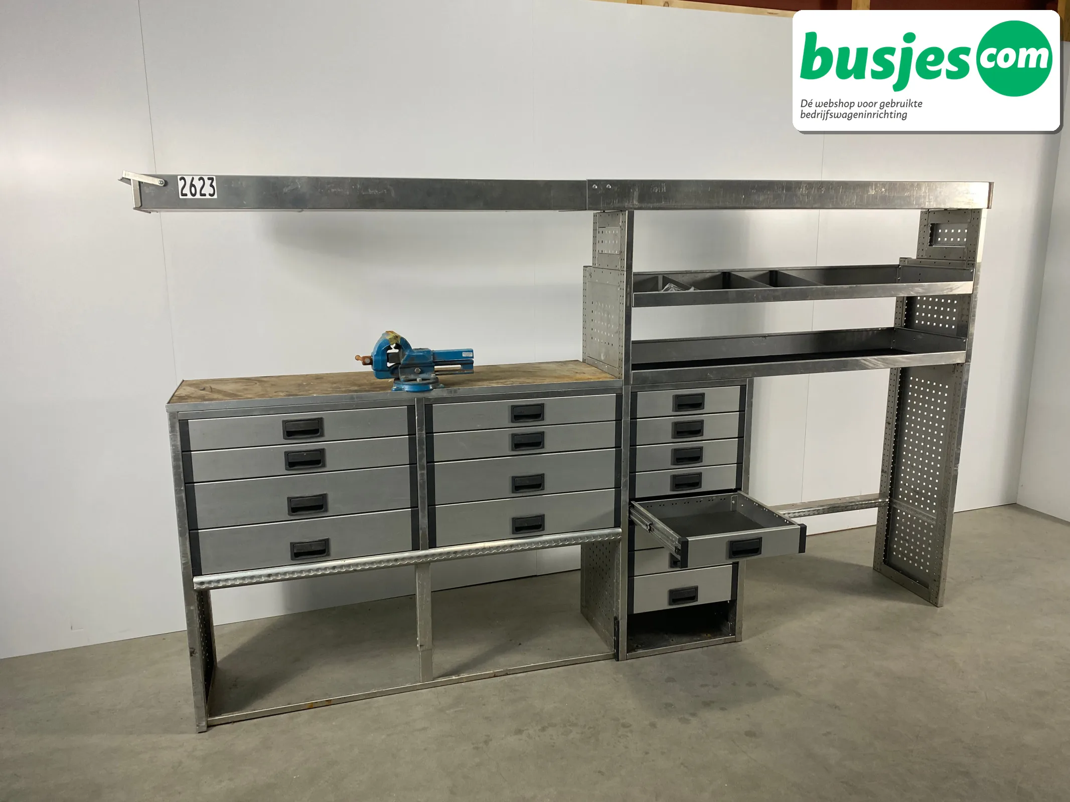 Aluca bedrijfswageninrichting bijv. Crafter L3 / Sprinter L4 / Daily (nr 2623) - Afbeelding 7