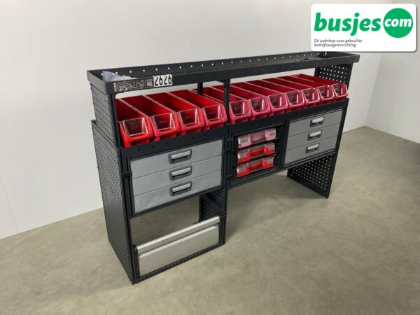 Modul bedrijfswagen inrichting 1865x485x1250mm (2626) - Afbeelding 4