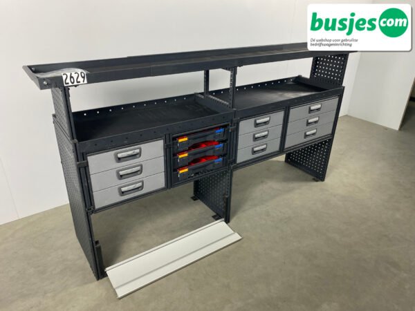 Modul bedrijfswagen inrichting 2425x485x1245mm (2629) - Afbeelding 5