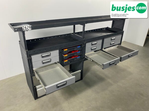 Modul bedrijfswagen inrichting 2425x485x1245mm (2629) - Afbeelding 6