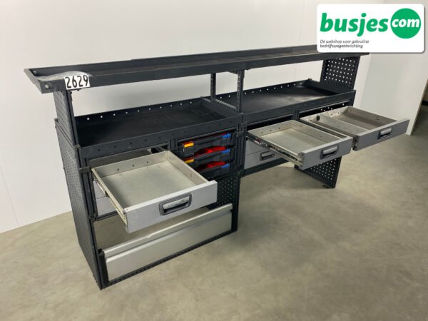 Modul bedrijfswagen inrichting 2425x485x1245mm (2629) - Afbeelding 8