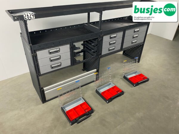 Modul bedrijfswagen inrichting 2425x485x1245mm (2629) - Afbeelding 9