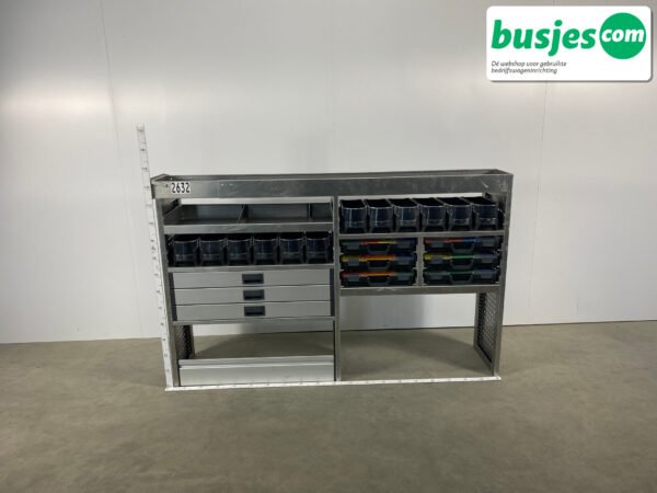 Aluca bedrijfswageninrichting 2040x420x1265mm (2632) - Afbeelding 2