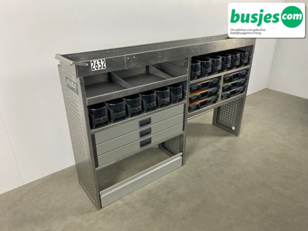 Aluca bedrijfswageninrichting 2040x420x1265mm (2632) - Afbeelding 4
