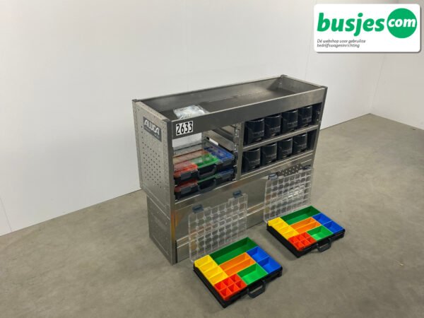 Aluca bedrijfswageninrichting 1255x420x950mm (2633) - Afbeelding 8