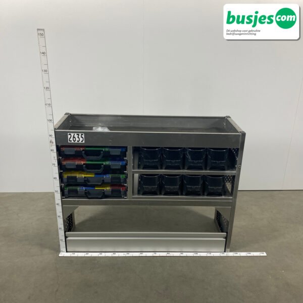 Aluca bedrijfswageninrichting 1255x420x950mm (2635)
