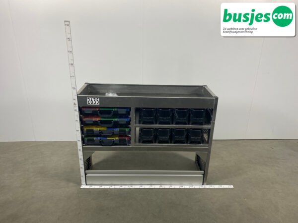 Aluca bedrijfswageninrichting 1255x420x950mm (2635) - Afbeelding 2