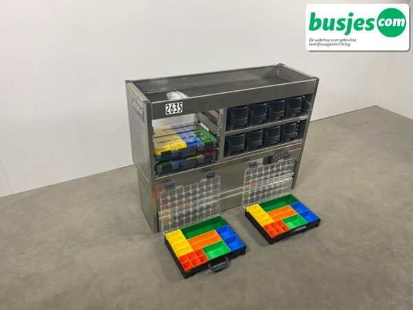 Aluca bedrijfswageninrichting 1255x420x950mm (2635) - Afbeelding 7