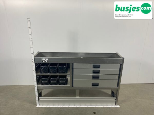 Aluca bedrijfswageninrichting 1500x320x950mm (2636) - Afbeelding 2