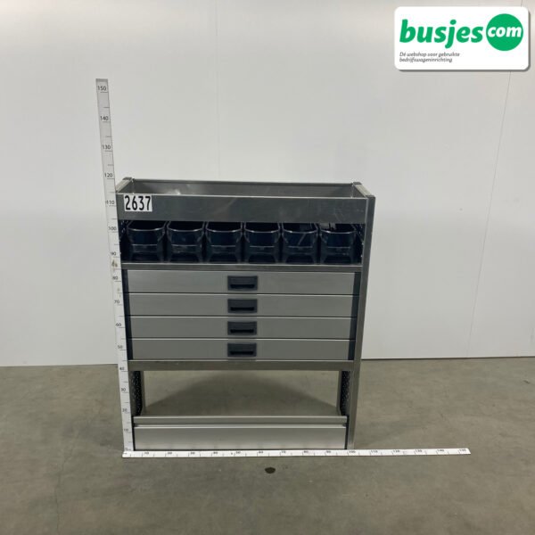 Aluca bedrijfswageninrichting 1010x320x1155mm (2637)