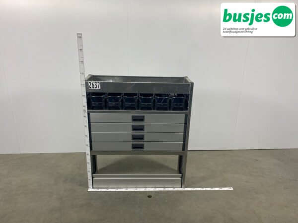 Aluca bedrijfswageninrichting 1010x320x1155mm (2637) - Afbeelding 2