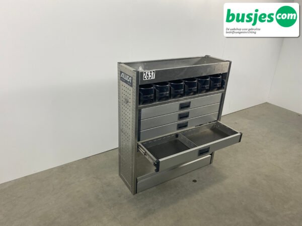 Aluca bedrijfswageninrichting 1010x320x1155mm (2637) - Afbeelding 6