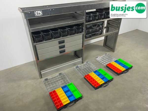 Aluca bedrijfswageninrichting 2020x420x1245mm (2642) - Afbeelding 12