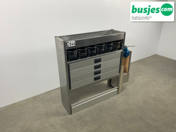 Aluca bedrijfswageninrichting 1235x320x1155mm (2644) - Afbeelding 5