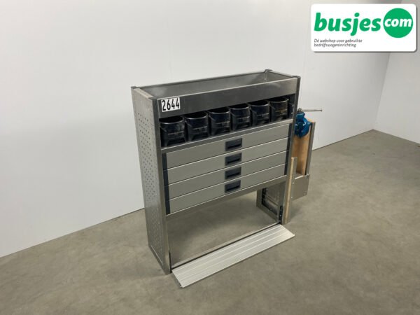 Aluca bedrijfswageninrichting 1235x320x1155mm (2644) - Afbeelding 6