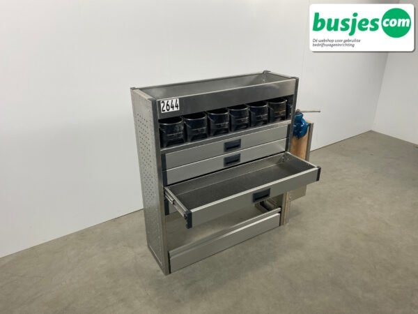 Aluca bedrijfswageninrichting 1235x320x1155mm (2644) - Afbeelding 8