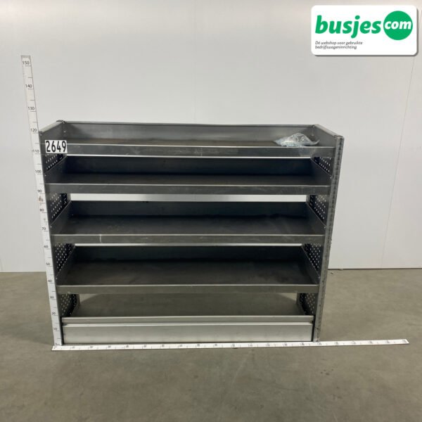 Aluca bedrijfswageninrichting 1510x430x1205mm (2649)