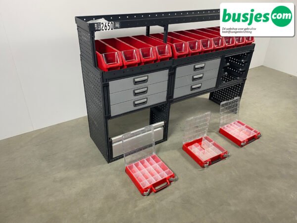 Modul bedrijfswagen inrichting 1865x485x1250mm (2650) - Afbeelding 9