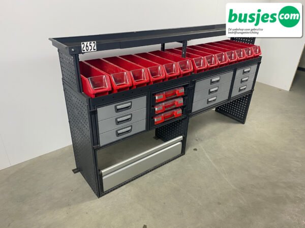 Modul bedrijfswagen inrichting 2425x485x1245mm (2652) - Afbeelding 4