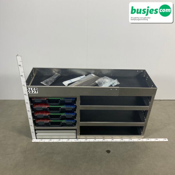 Aluca bedrijfswageninrichting 1260x420x700mm (2659)