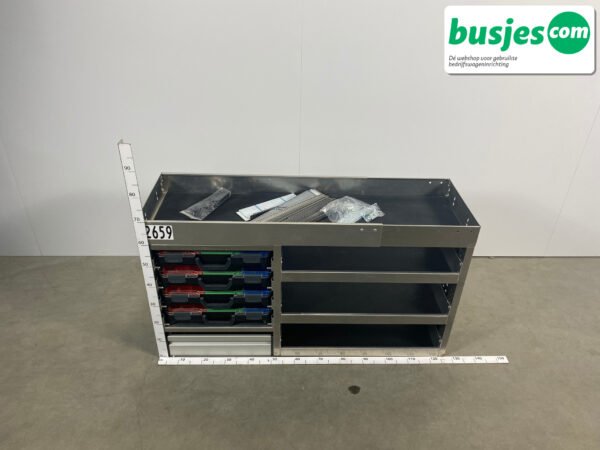 Aluca bedrijfswageninrichting 1260x420x700mm (2659) - Afbeelding 2