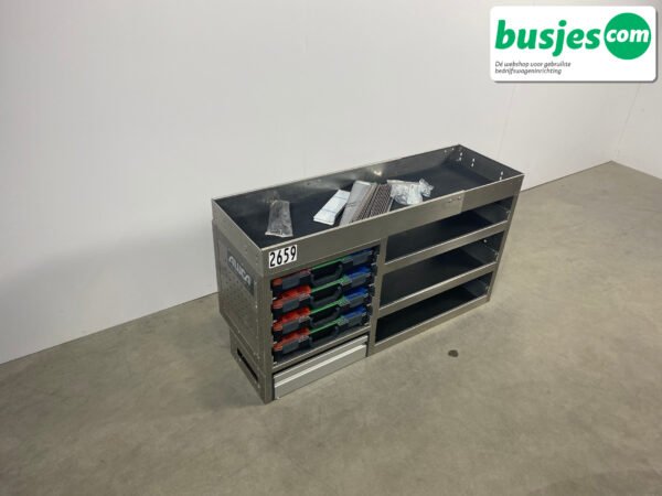 Aluca bedrijfswageninrichting 1260x420x700mm (2659) - Afbeelding 4