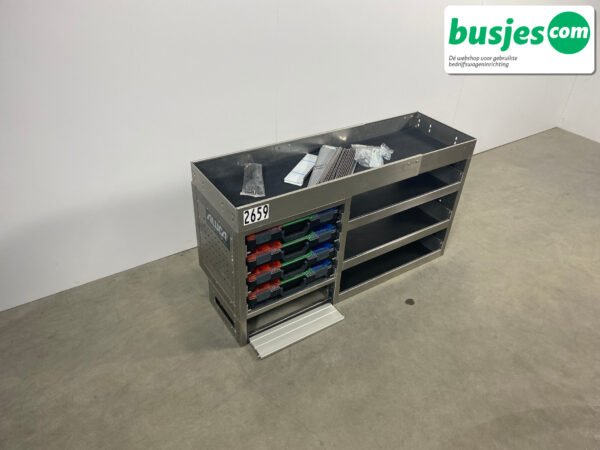 Aluca bedrijfswageninrichting 1260x420x700mm (2659) - Afbeelding 5