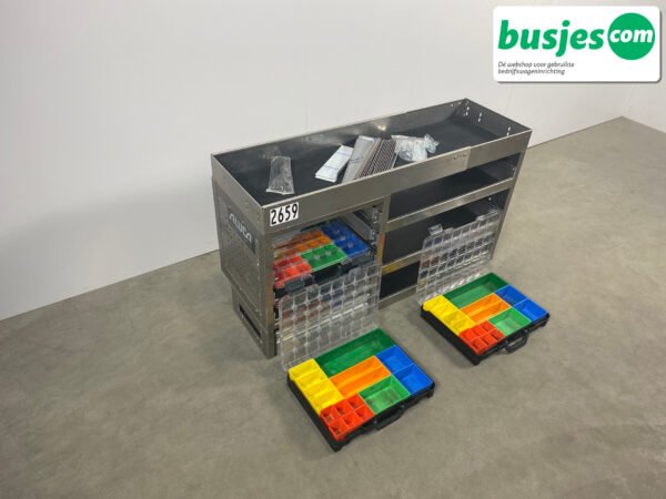 Aluca bedrijfswageninrichting 1260x420x700mm (2659) - Afbeelding 7