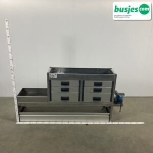 Aluca bedrijfswageninrichting 1700x420x830mm (2661)