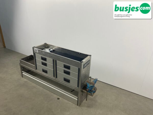 Aluca bedrijfswageninrichting 1700x420x830mm (2661) - Afbeelding 3