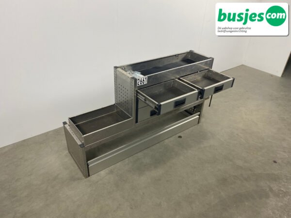 Aluca bedrijfswageninrichting 1700x420x830mm (2661) - Afbeelding 8