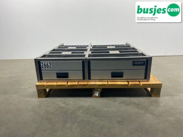 Aluca bedrijfswageninrichting 1135x1140x250mm (2662) - Afbeelding 2